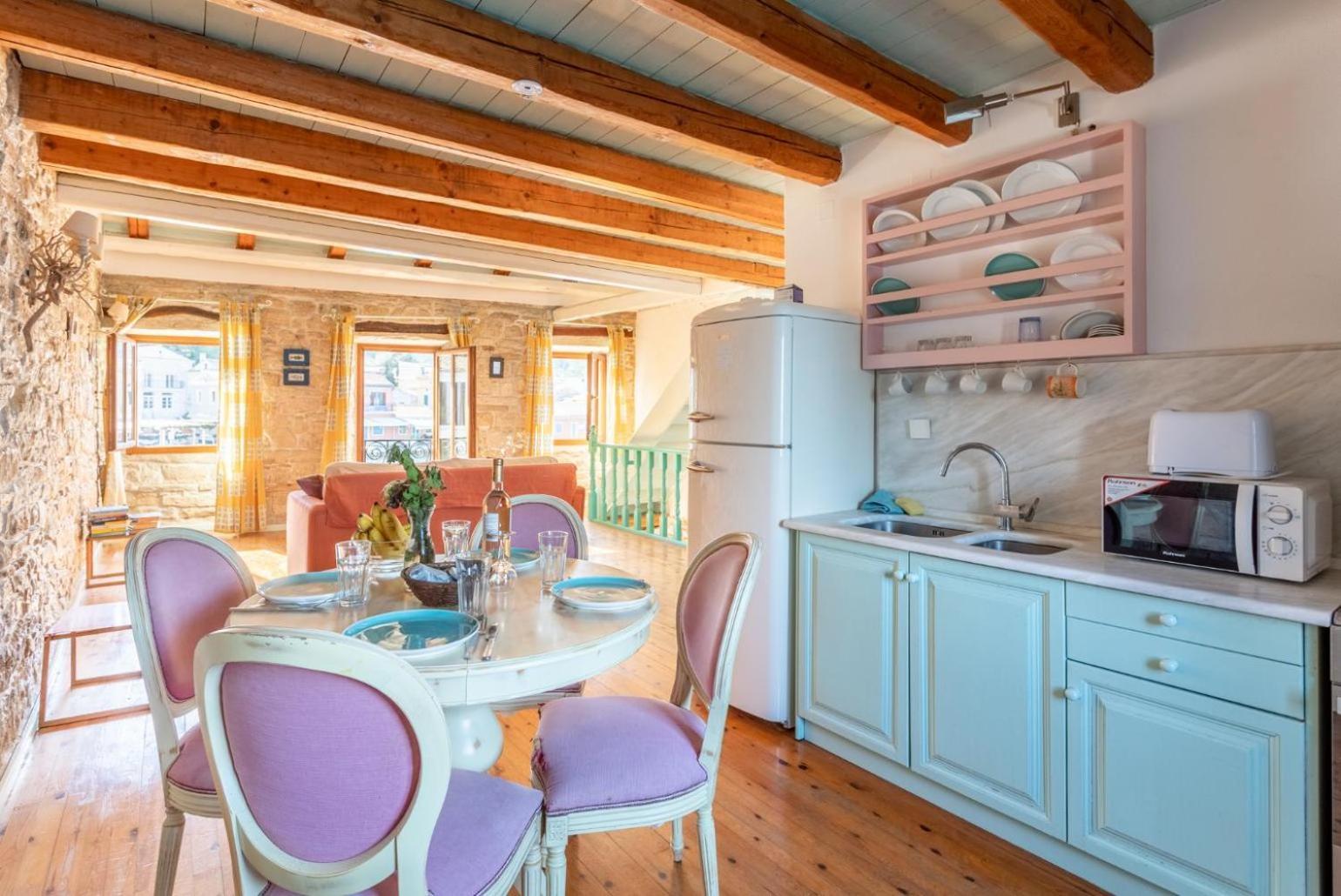 Apartament Spiros Jetty House Longós Zewnętrze zdjęcie